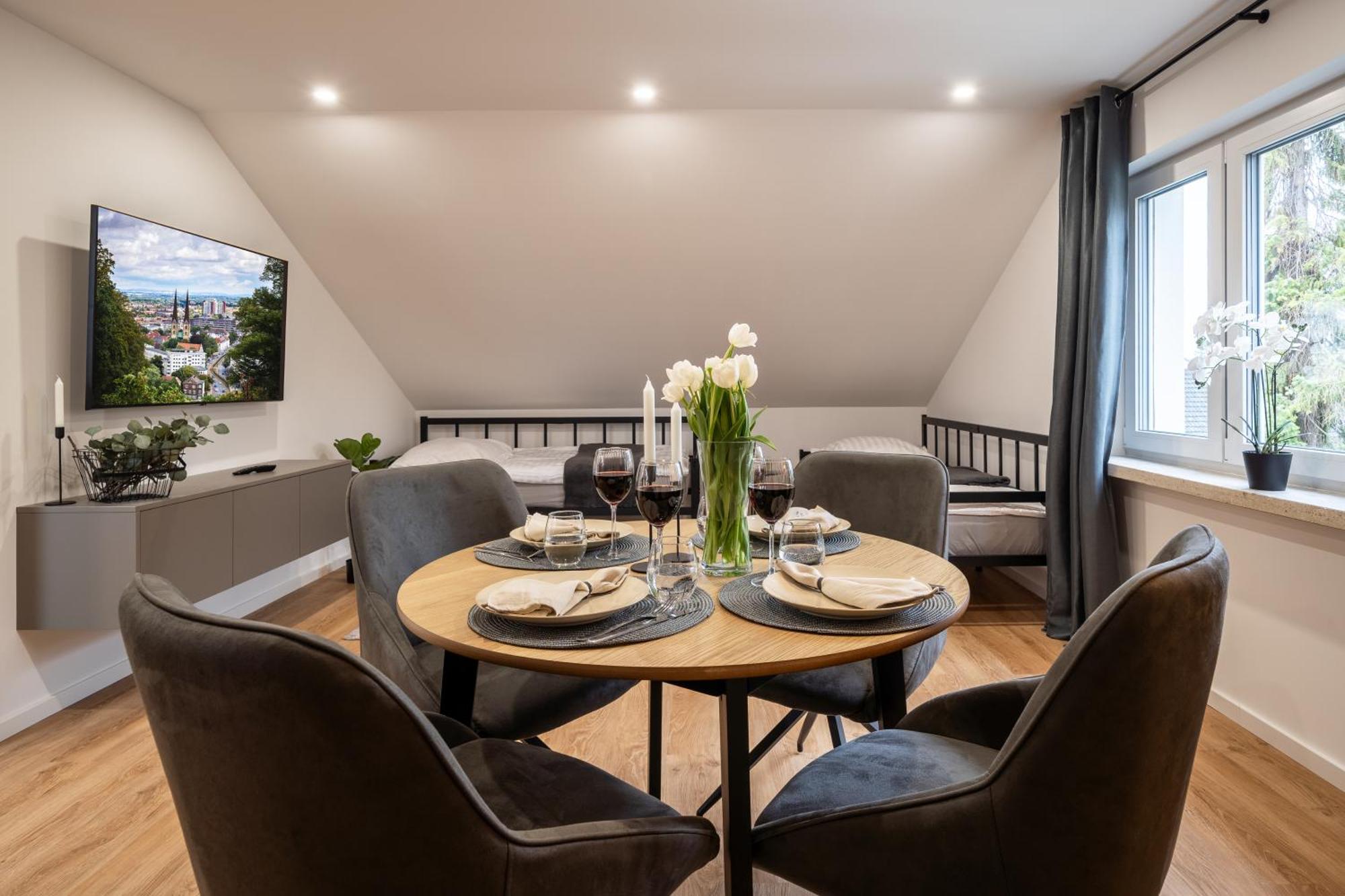 Apartment Milse - Modern. Stylisch Билефельд Экстерьер фото